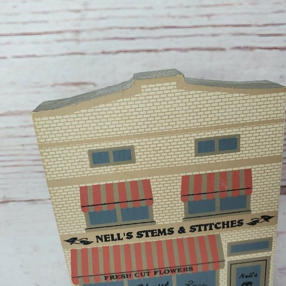 Vintage Nells Stems & Stitches The Cats Meow Shelf Sitter Faline 91 Home Décor - Picture 3 of 9